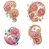 4Pcs Diamond Painting Butterfly Brooch for Wedding Party Gift