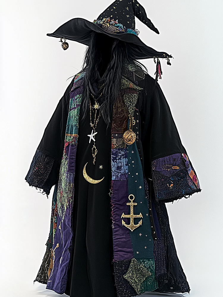 Pirate ship anchor long wizard cape 1663