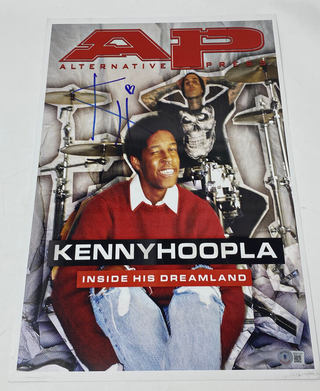 KennyHoopla Signed Autographed 12x18 Poster Photo Poster painting Beckett COA