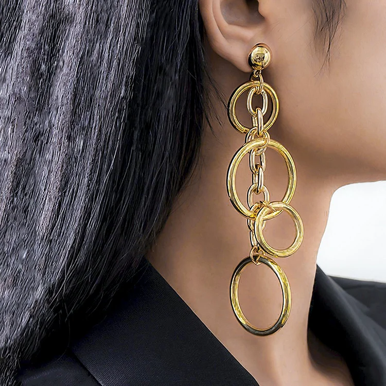 Planetcore Luxury Drop Earrings-Mayoulove