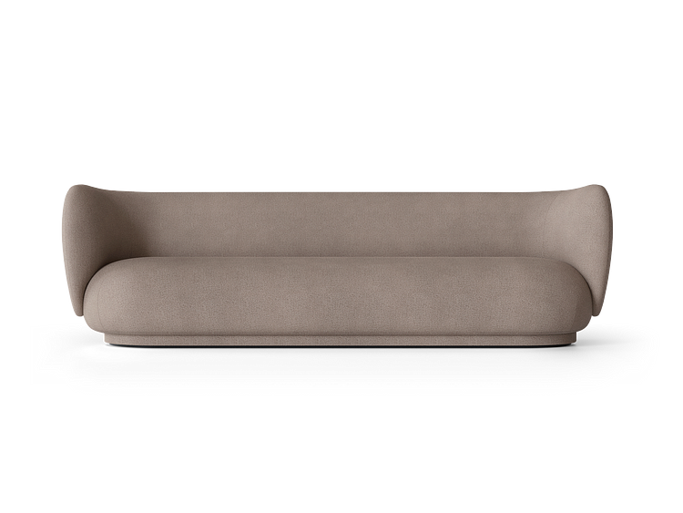 Rico Sofa 4 - Brushed - Warm Grey