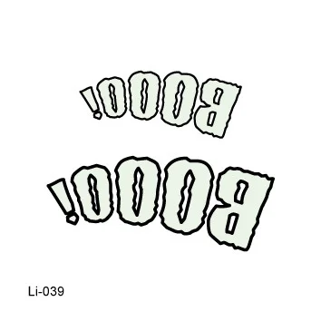 Sdrawing Glowing Tattoo Stickers Children's Glowing Toy Spider Pumpkin ghost Face Simulation Cartoon Luminous Tattoo Stickers