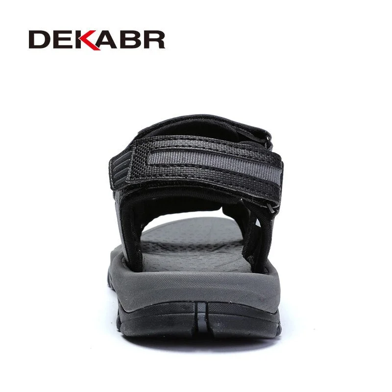 DEKABR New Fashion Casual Shoes Lycra Men Sandals Summer Men Shoes Beach Sandals Top Quality Outdoor Men's Sandals Big Size 46