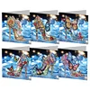 6Pcs Diamond Painting High Heels Greeting Cards Christmas Cards