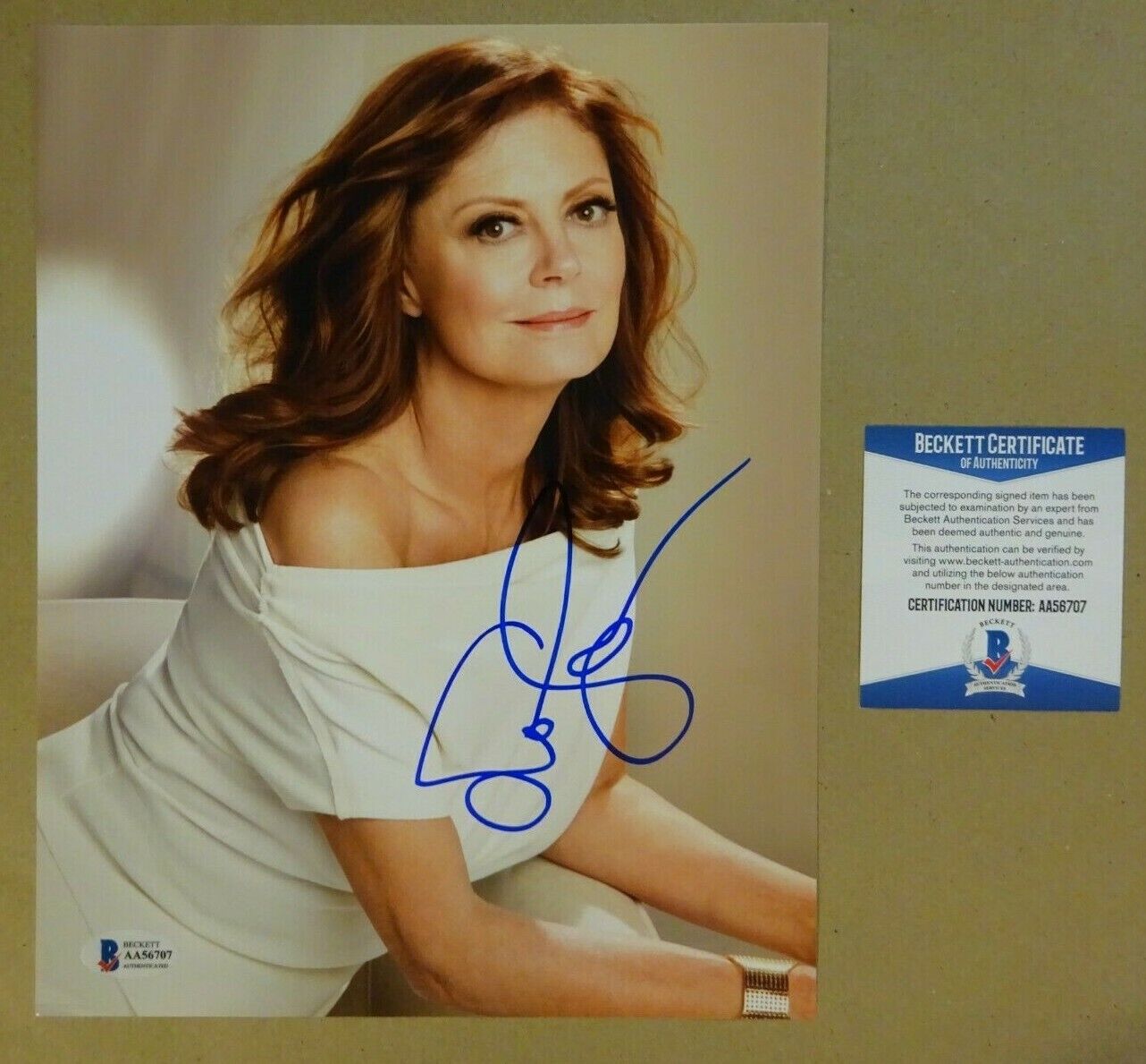 Signed SUSAN SARANDON Autographed Photo Poster painting 8x10