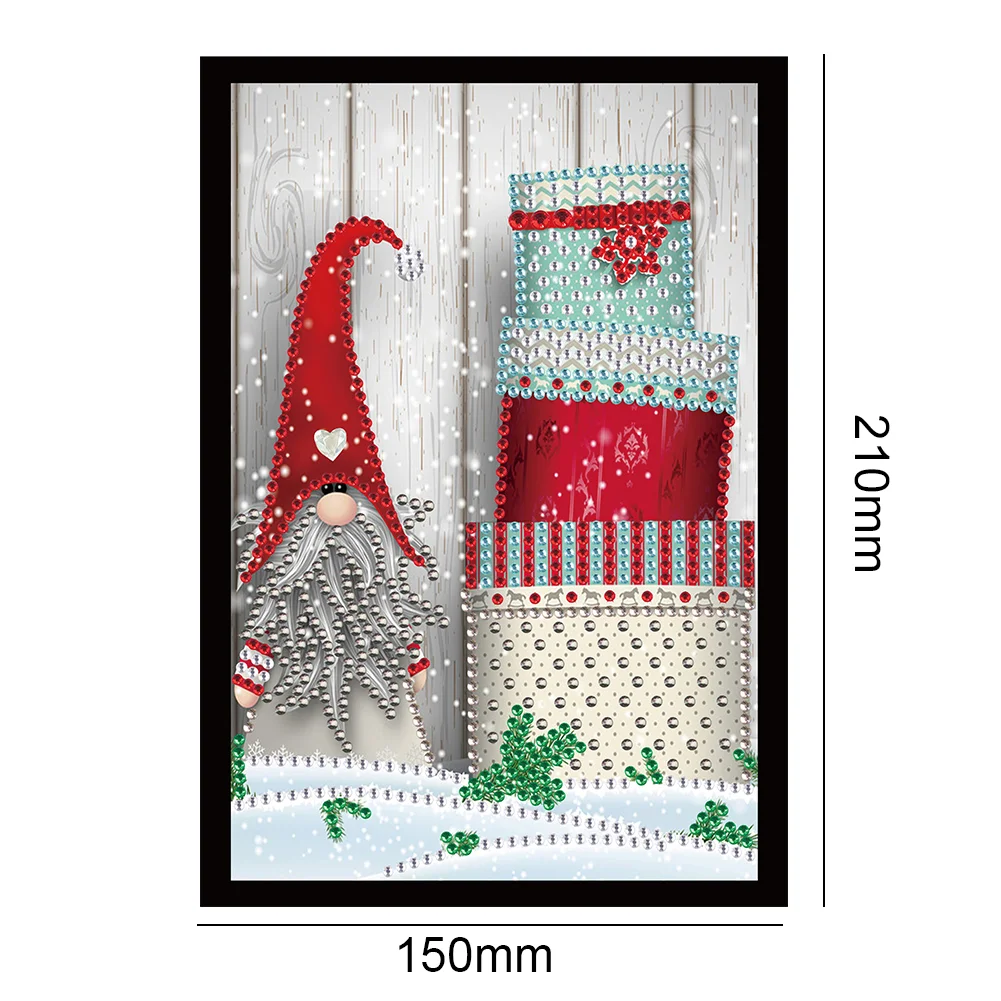 Christmas Style Partial Shaped Drill 50 Pages A5 Diamond Painting Book