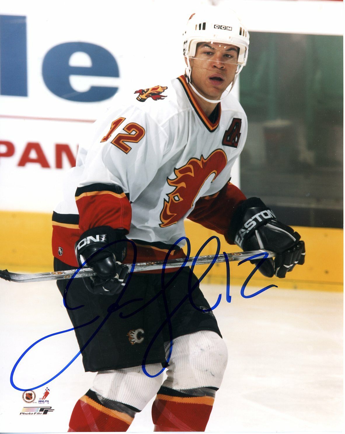 Jerome Iginla Autographed 8x10 Calgary Flames # S308