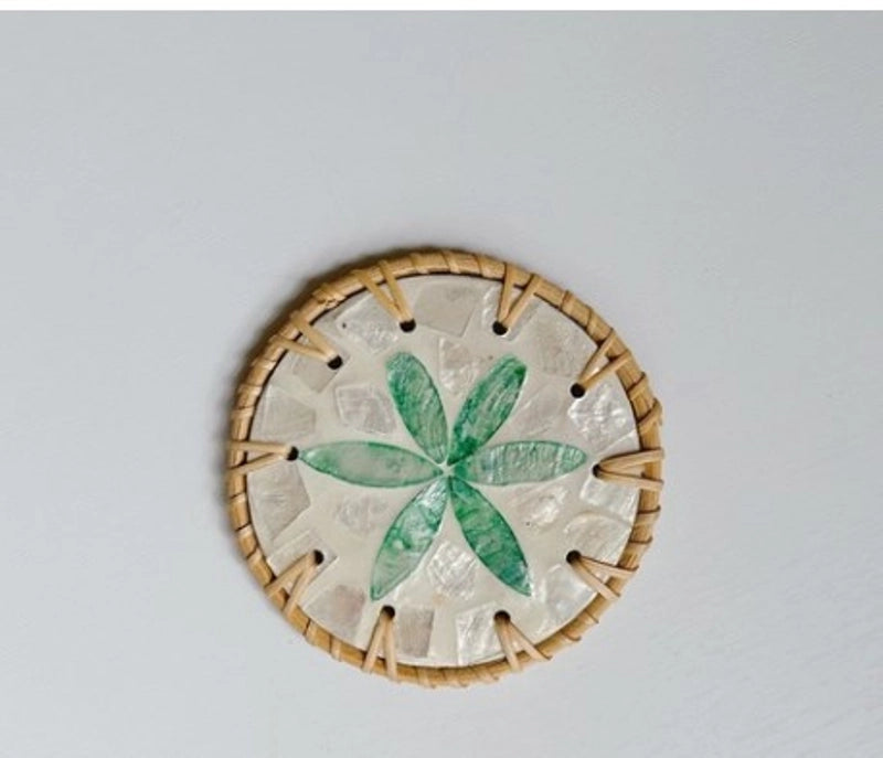 Casual Retro Flower Wood Placemat 1 Piece