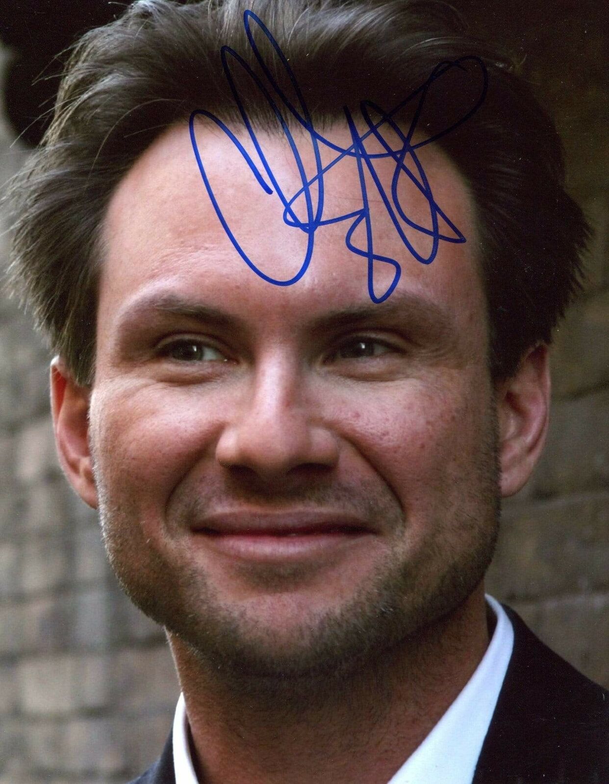 Christian Slater ACTOR autograph, signed Photo Poster painting