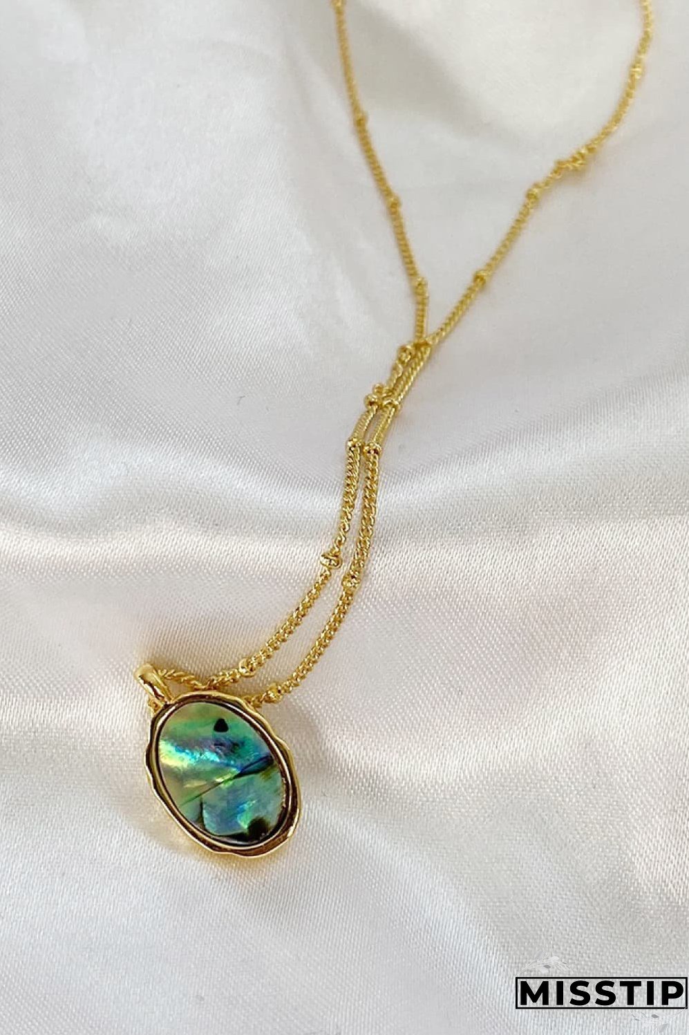 Shell Shape Copper 14K Gold Plated Necklace