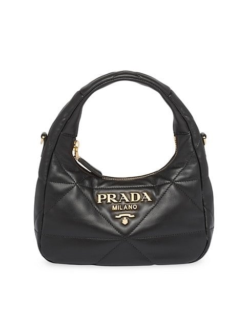  Prada Nappa Leather Mini Bag With Topstitching 5 out of 5 Customer Rating
