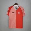 Retro 1986 Denmark Soccer Jersey Home