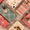 Festive Christmas Gift Wrapping Kraft Paper