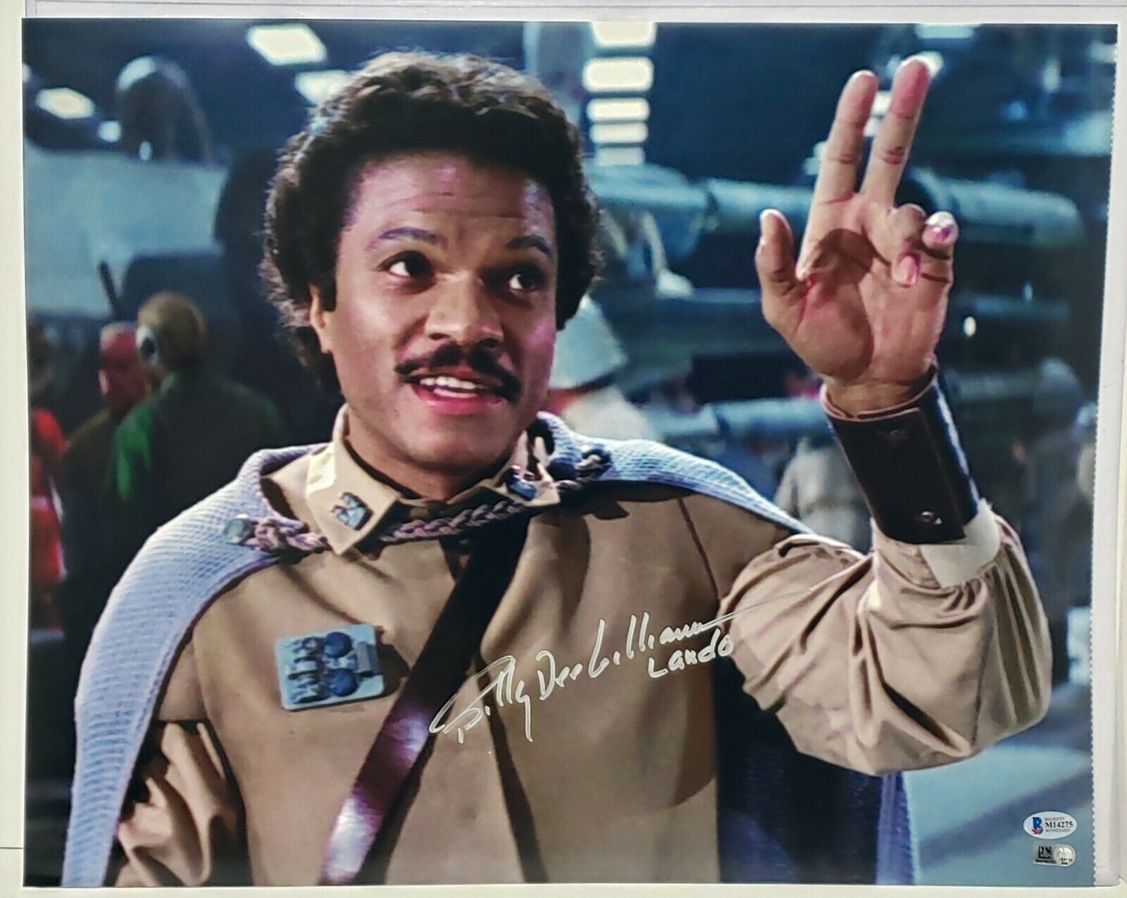 BILLY DEE WILLIAMS Signed 16X20 Photo Poster painting EMPIRE STRIKES BACK