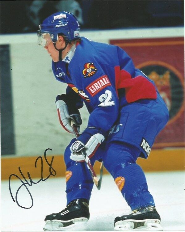 Jokerit Jani Rita Signed Autographed 8x10 Photo Poster painting COA