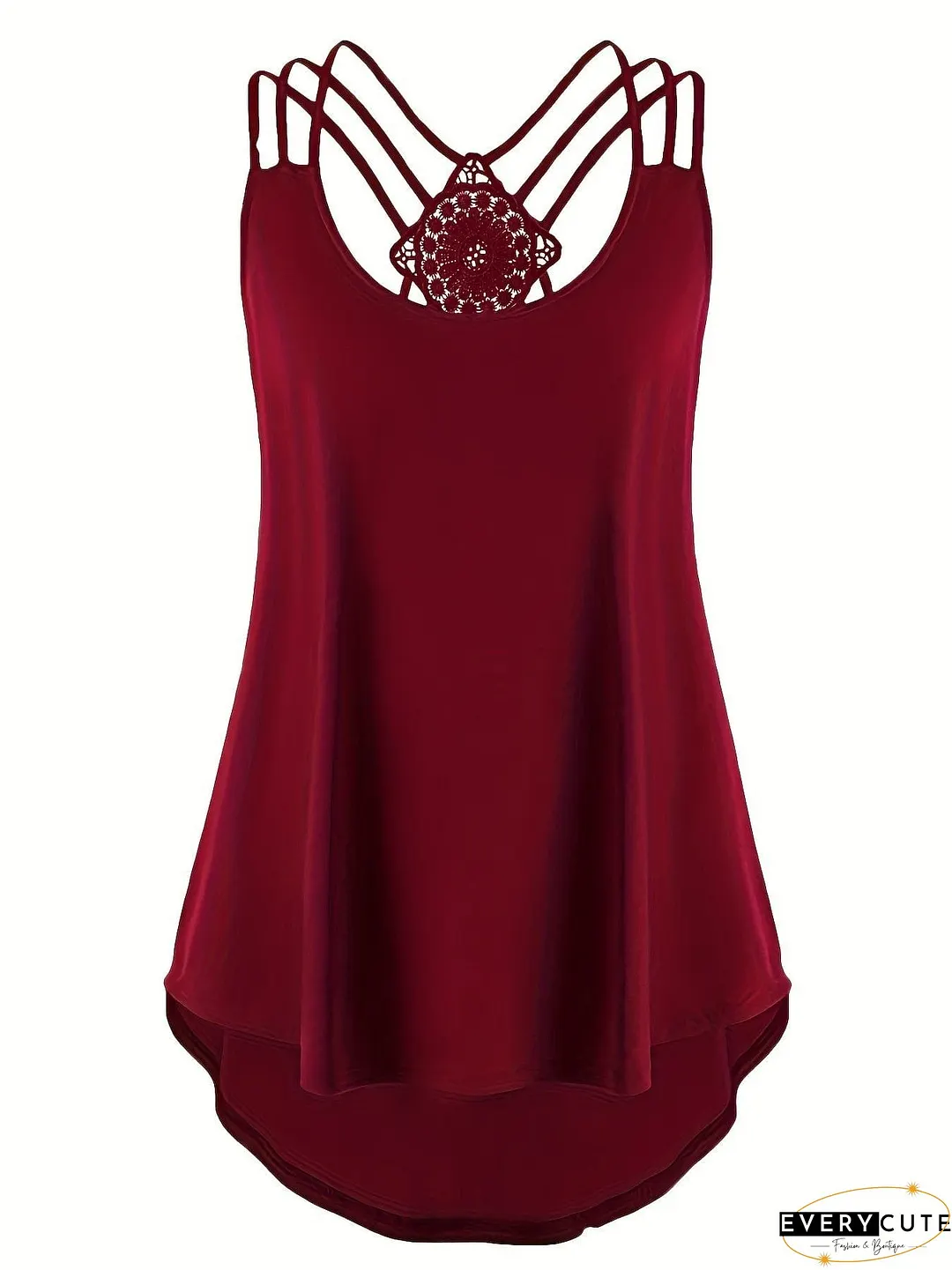 High-Low Hem Plus Size Cami Top