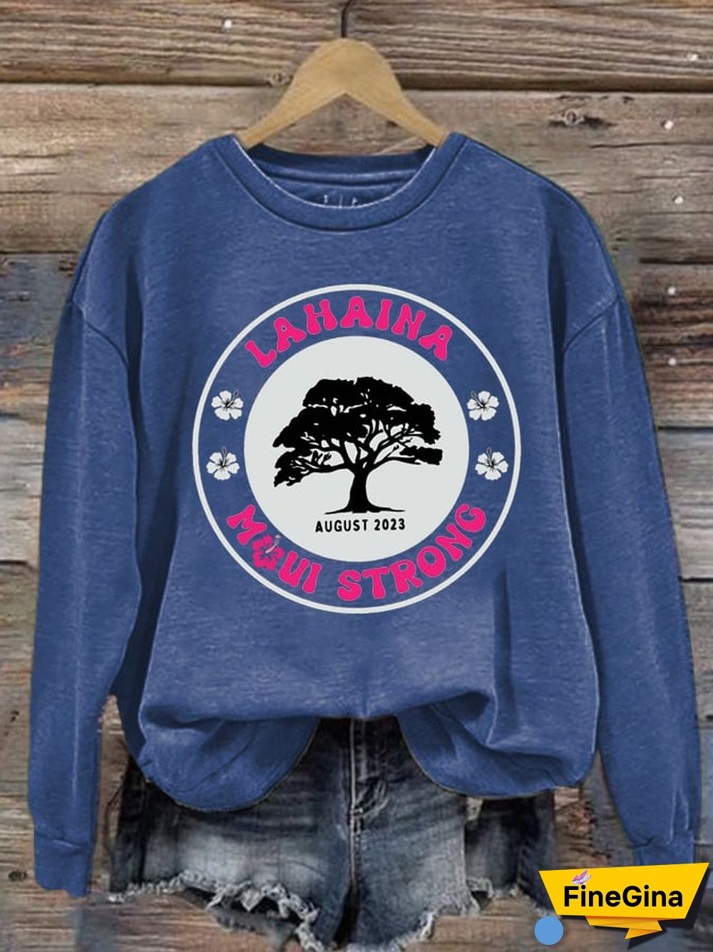 Women's Maui Strong Print Sweatshirt