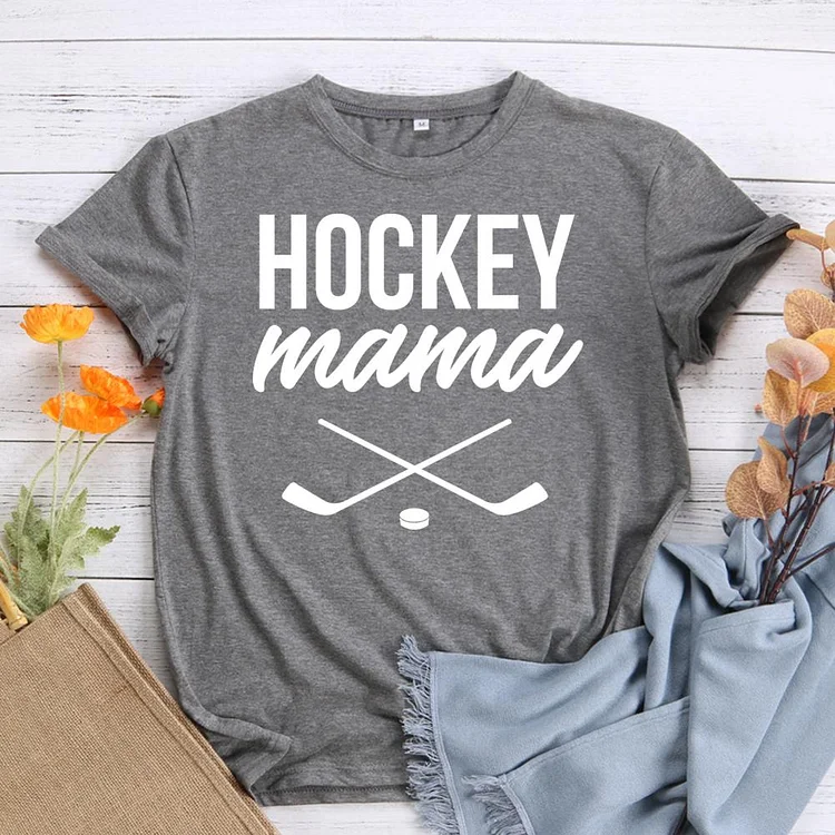 Hockey mama T-Shirt Tee -612069-Annaletters
