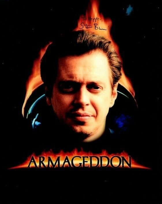 STEVE BUSCEMI Signed ARMAGEDDON ROCKHOUND Photo Poster paintinggraph - To Pepper