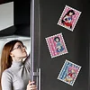 (3pcs)Sailor Moon Partial Counted Cross Stitch Fridge Magnet Kit 14CT 2-Strand 7x8cm Backstitch tapestrymarket