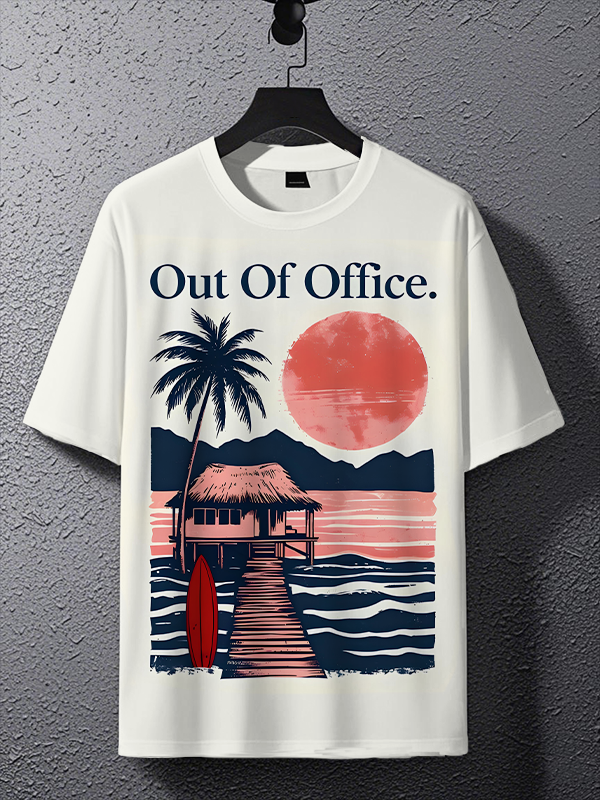 Men's Out Of Office Art Print T-Shirt