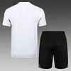 Joyfball 2025/2026 Real Madrid Short sleeve pre-match training White Jersey+Shorts  1:1 Thai Quality
