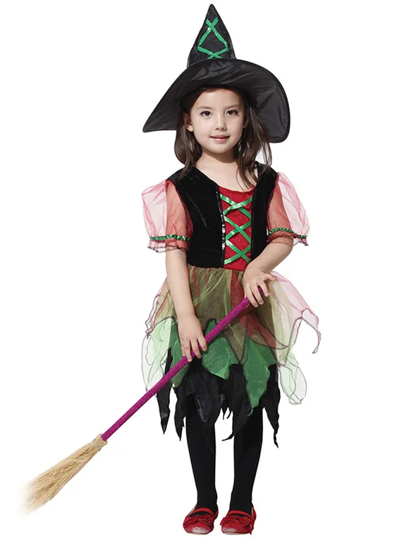 Halloween Witch Costume Sets For Kids Christmas Gift Novameme