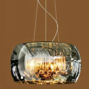 Modern Simple LED Living Room Restaurant Light In The Bedroom Villa Hotel Glass Cover Crystal Chandelier
