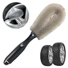 Car Wheel Wash Brush Soft Bristle Tire Cleaning Brushes Tools Car Tire Rim Brush