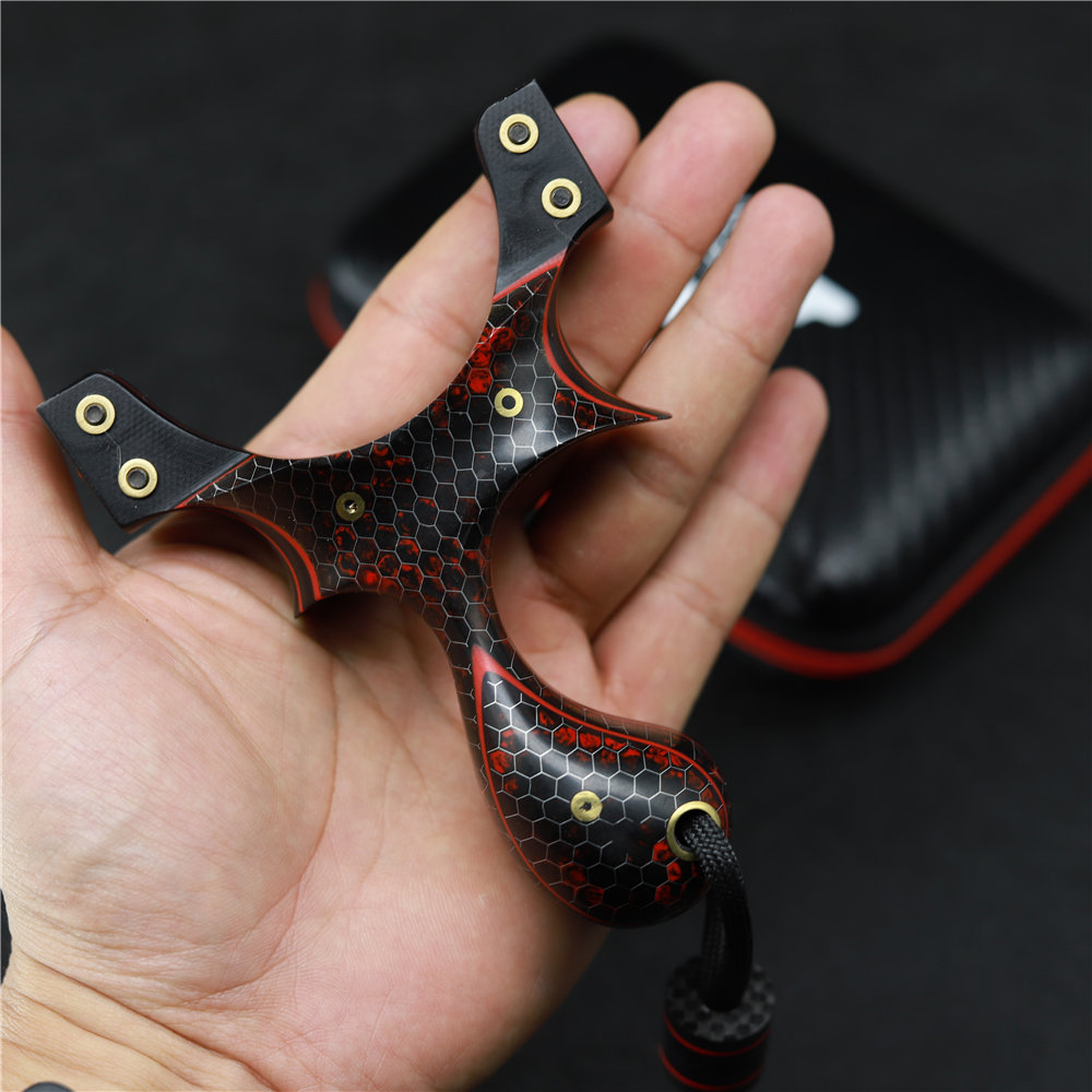 Snipersling slingshots: S-Robin G24 mini TTF 100% Handmade Hunting Slingshot, Customization Acceptable