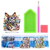 (US Only)2D Flat Easter Rabbit DIY Desktop Diamond Art Kits Easter Rabbit Fun Home Decor