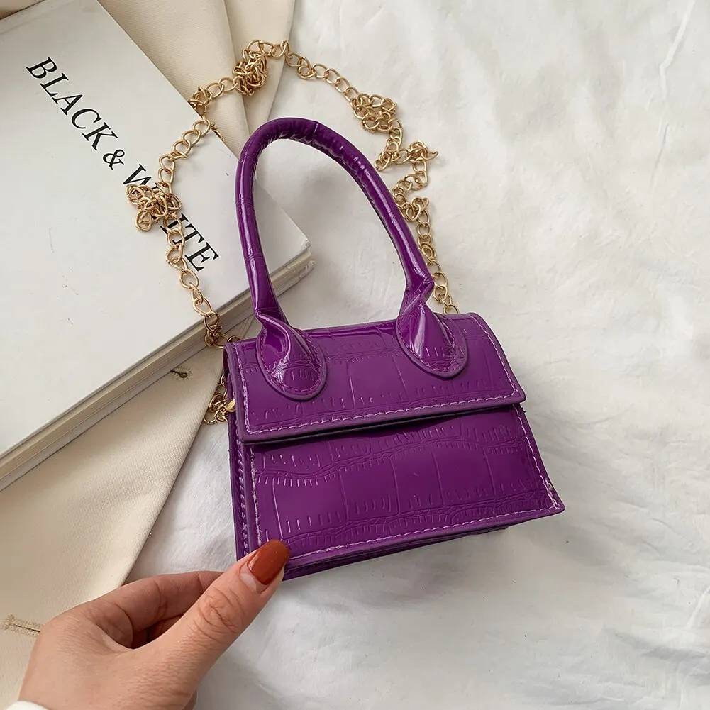 NEW Crossbody Bag For Women 2022 Mini Chain Shoulder Bag hasp Small Messenger Bag Womens Handbags and Purses evening clutch bags