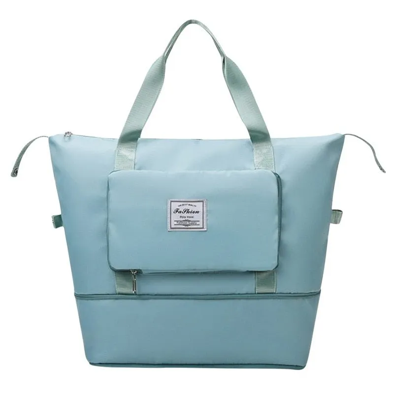 Unisex Oxford Handbags Outdoor Waterproof Foldable Travel Bag Large Capacity Tote Bag Gym Shoulder Bag Women's Bag Handbags2021
