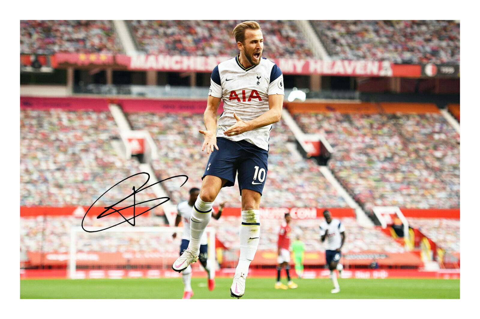 Harry Kane Signed Autograph A4 Photo Poster painting Print Tottenham Hotspur Spurs