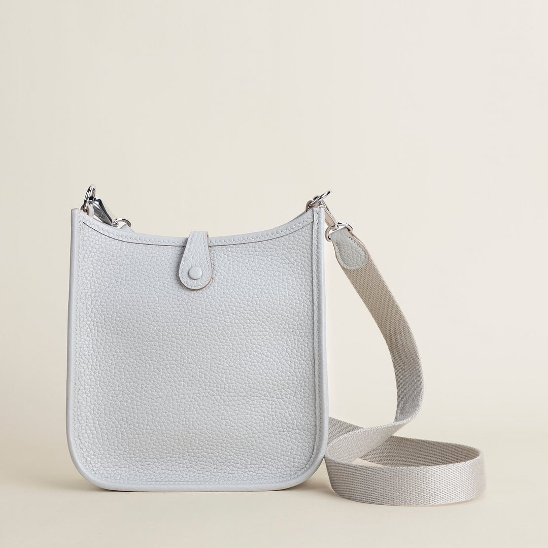 Evelyne mini Clemence 80 Pearl gray PHW