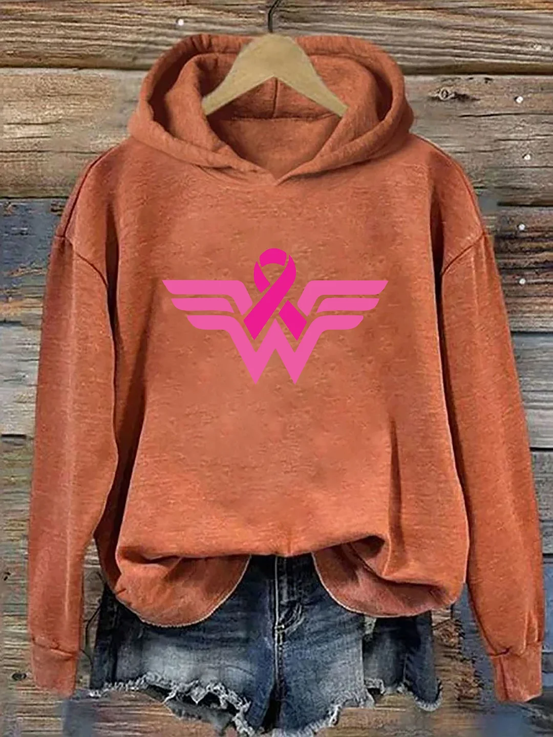 Cancer Ribbon Wonder Hoodie