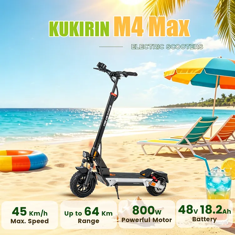 KUKIRIN M4 Max Electric Scooter | 873.6WH Power | 45KM/H Max Speed [Pre-Order]