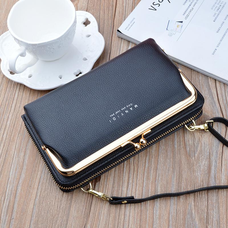 Mature Ladies Lock Crossbody Bags Shoulder Bag Clutch Purse Handbag