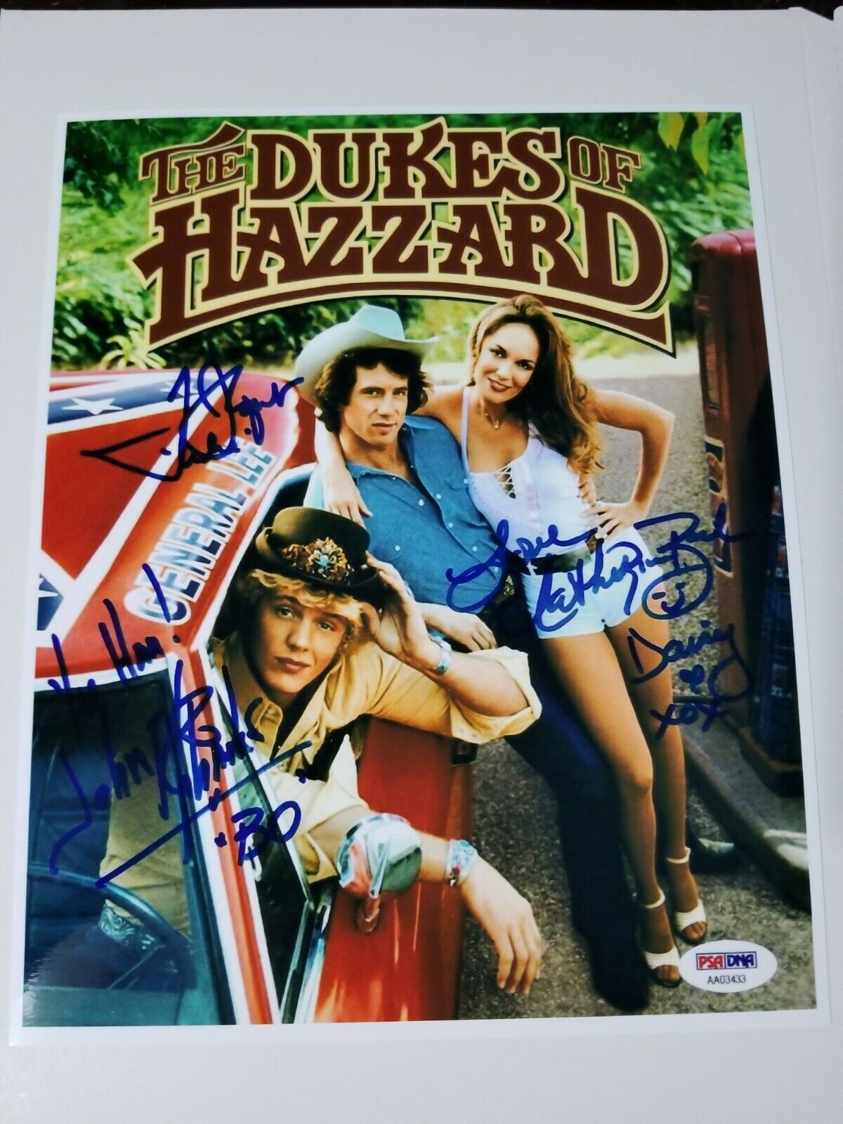 Dukes of Hazzard Cast Signed 8x10 Photo Poster painting RP -  Shipping!!