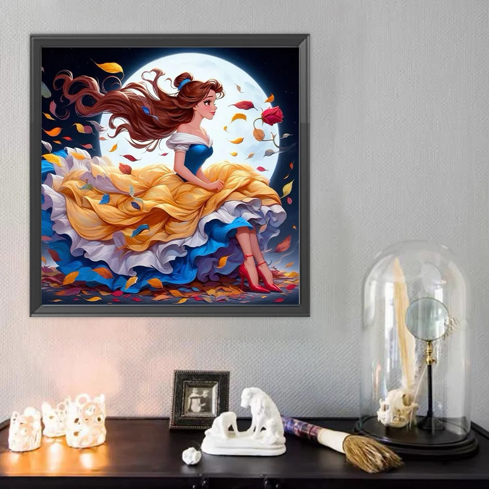 Diamond Painting - Full Round Drill - Moon Princess(Canvas|40*40cm)