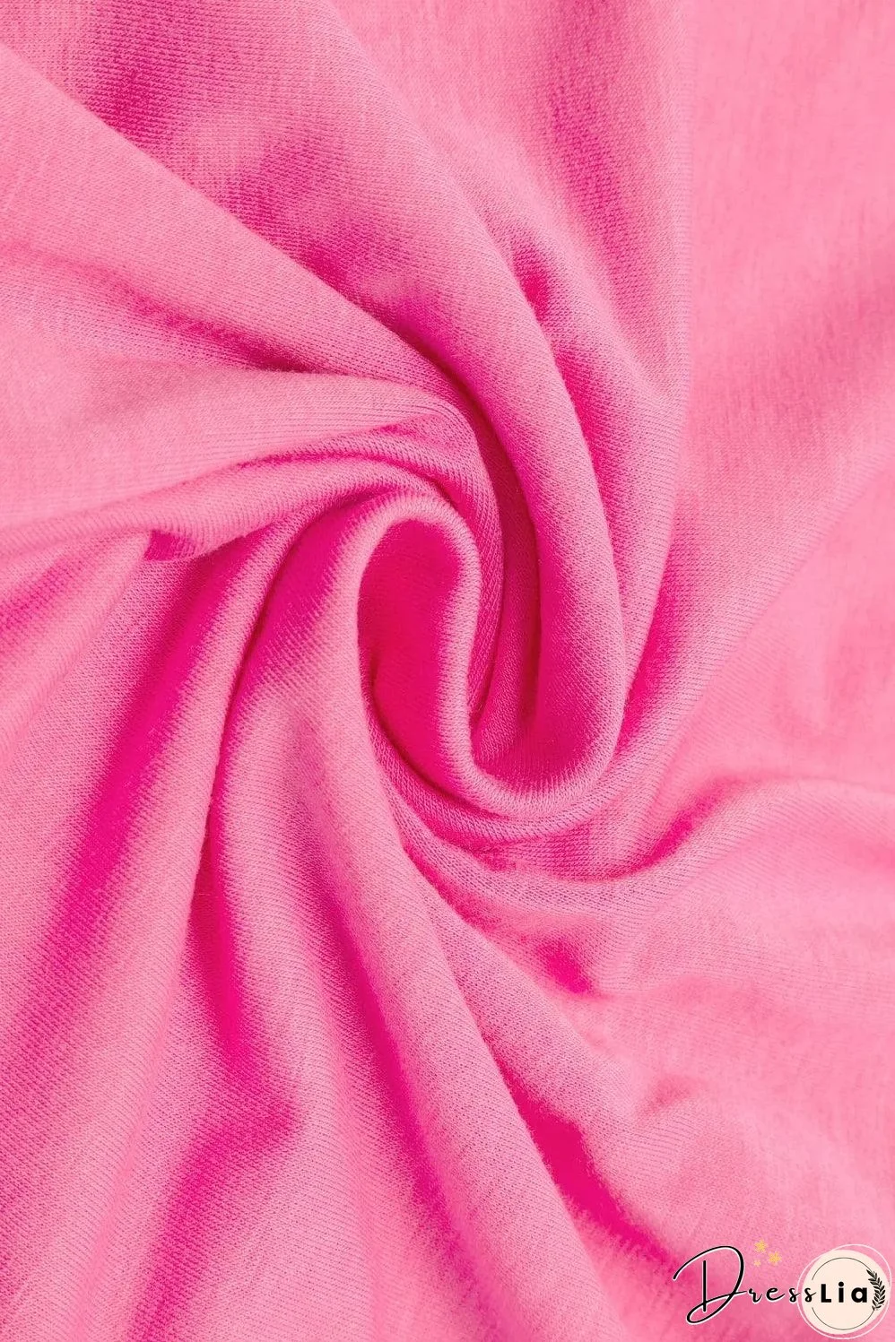 Strawberry Pink Slim Fit Crop Top and Pleated Wide Leg Pants Set