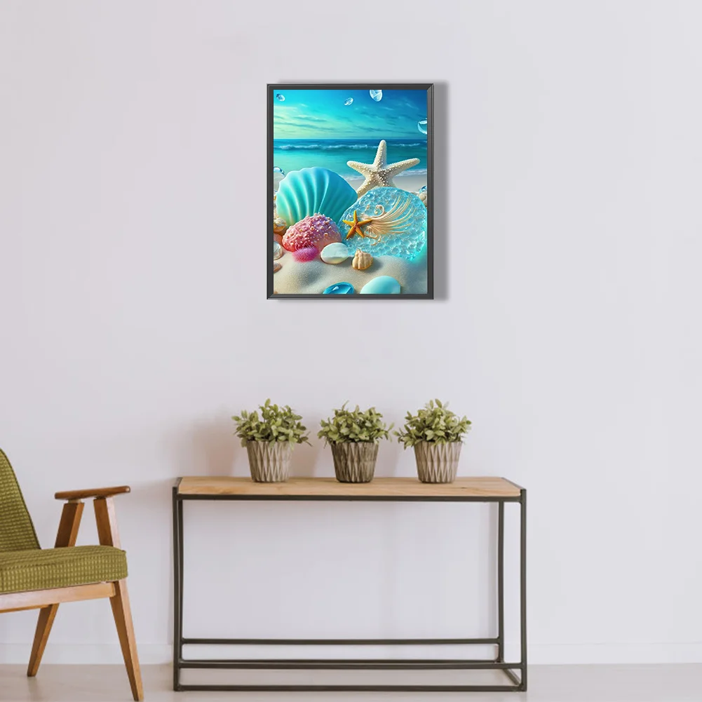 Diamond Painting - Full Round Drill - Beach(30*40cm)