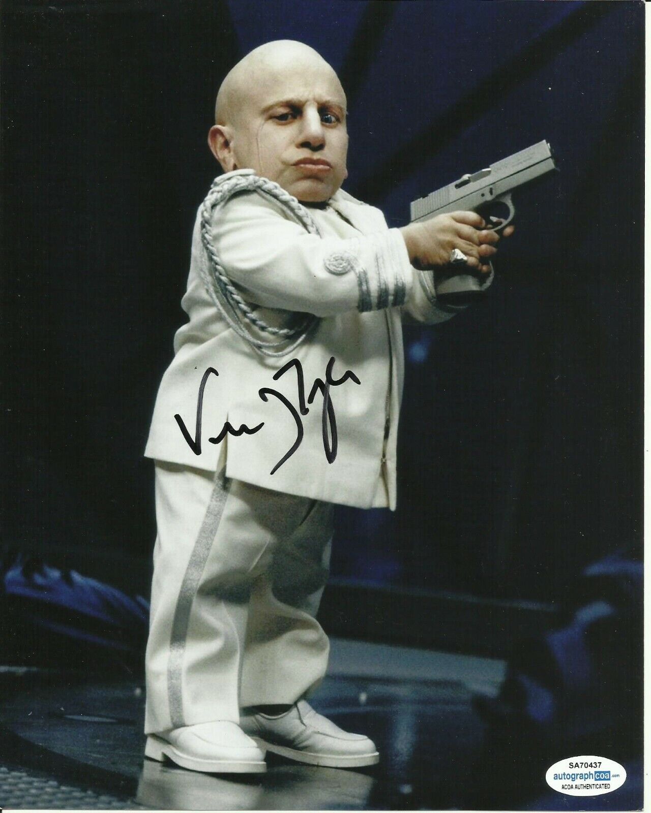 VERNE TROYER SIGNED AUSTIN POWERS Photo Poster painting UACC REG 242 ALSO ACOA CERTIFIED