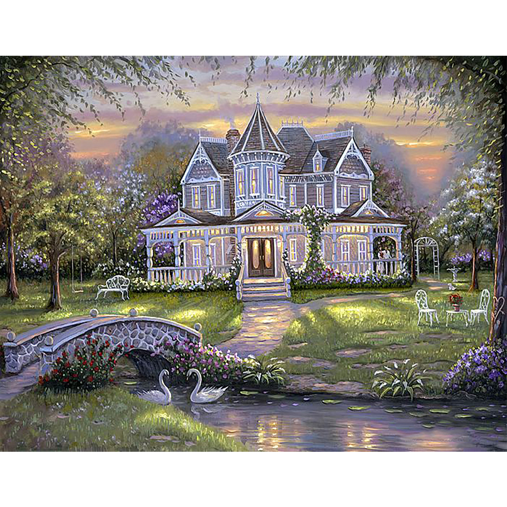 

50*40CM - Round Drill Diamond Painting - Secret Garden, 501 Original