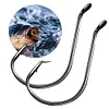 200pcs Fishing Catfish Hooks High Carbon Steel Saltwater Octopus Fishing Hooks