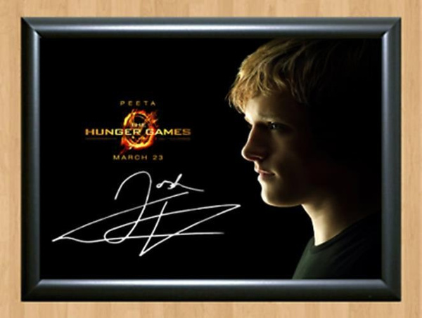 Hunger Games Peeta Josh Hutcherson Signed Autographed Photo Poster painting Poster Print Memorabilia A3 Size 11.7x16.5