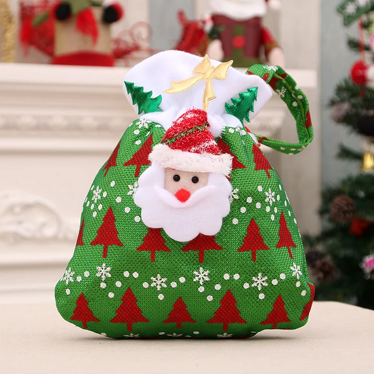 Lovely Doll Christmas Gift Bags - Style D | AvasHome