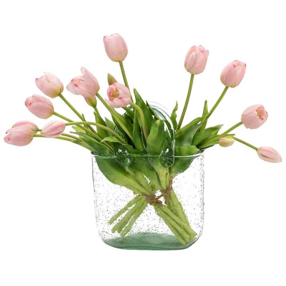 Luxury Real Touch Tulip Bouquet(15 PCS)