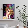 >SALE<Masked Woman 5D DIY Diamond Painting Special-shaped Partial Drill Decor (UP313)