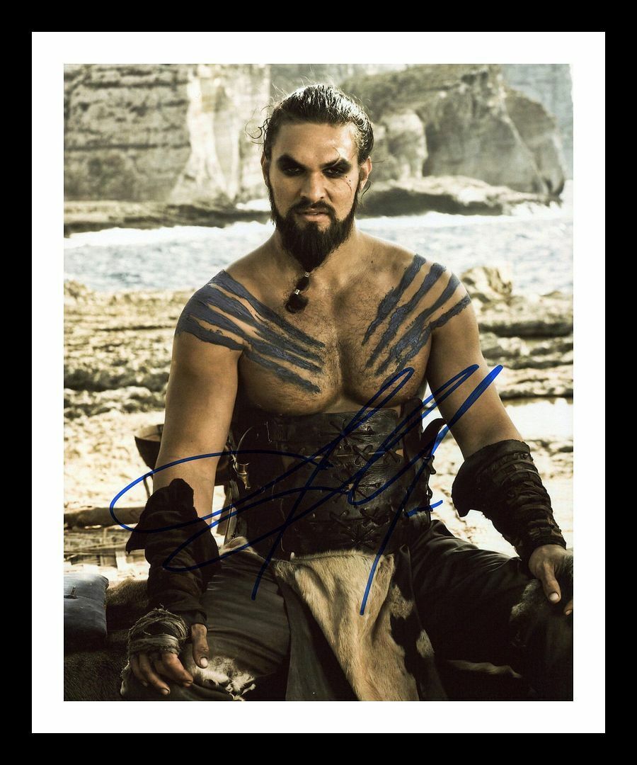 Jason Momoa - Game of Thrones Autographed Signed & Framed Photo Poster painting